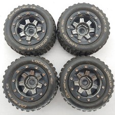 4x Duratrax C2 Lockup Mt 110 Monster Truck Tires 17mm Hex Wheels Traxxas Maxx 4x Duratrax C2 Lockup Mt 110 Monster Truck Tires 17mm Hex Wheels Traxxas Maxx
