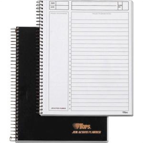 Journal Entry Notetaking Planner Pad, Ruled, 63/4 x 81/2, White, 100