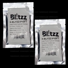 2 x ProX X-BLITZZP10FT 3-10 ft Blitzz Powder Cold Spark Effect Titanium Granules
