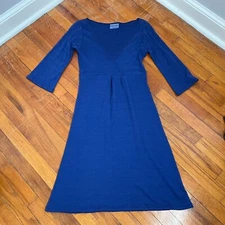 MICHAEL STARS Surplice Faux Wrap Dress Royal Blue Style 0126 One Size