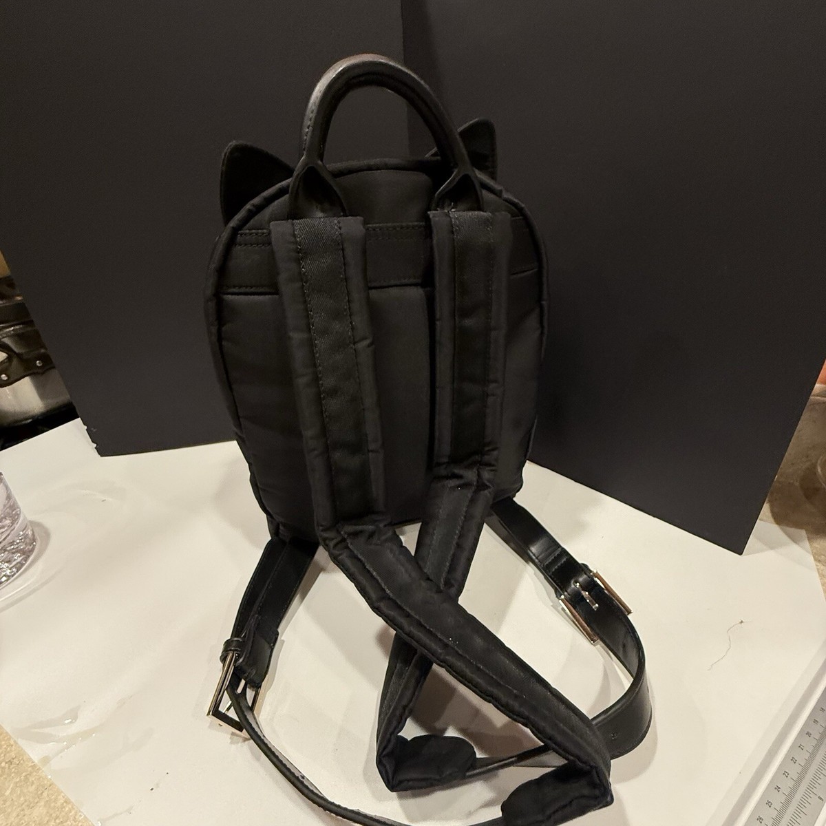Ted Baker Katt Nylon Cat Whiskers Backpack, Black Naome Nylon Drawstring Backpack Black Ted Baker London  main image 3