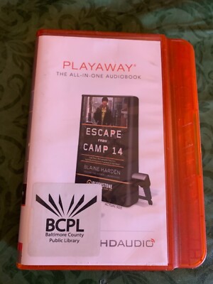 Escape from camp 14 by Blaine harden Unabridged PLAYAWAY BOOK shelf198 |  eBay
