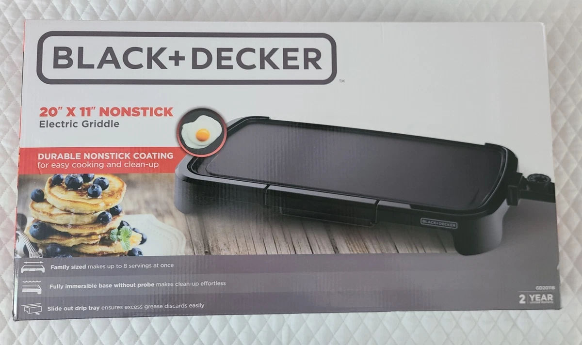  BLACK+DECKER Family-Sized Electric Griddle with