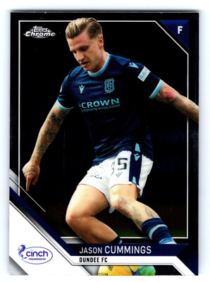 2021-22 Topps Chrome SPFL 23 Jason Cummings (Dundee FC)  