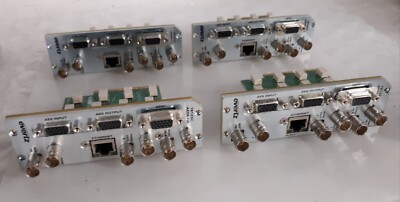 Lot of 4 Evertz 7812XC-AES8-HD Backplane AES Input/Output PGM In/Out GPIO