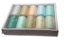 10 Rolls/set 10 Pastel Colors Hand Sewing Embroidery Sewing Thread.