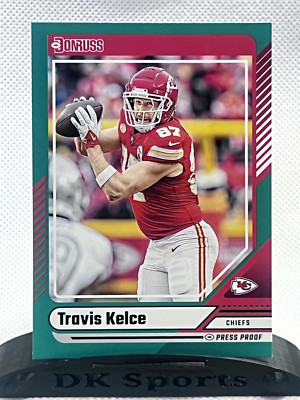 2024 Panini Donruss - Green Press Proof #285 Travis Kelce Kansas Chiefs Swift