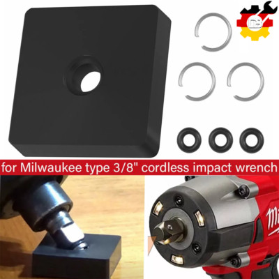 3 Sets 3/8'' Schlagschrauber Sicherungsring Clip mit O-Ring für Milwaukee Typ