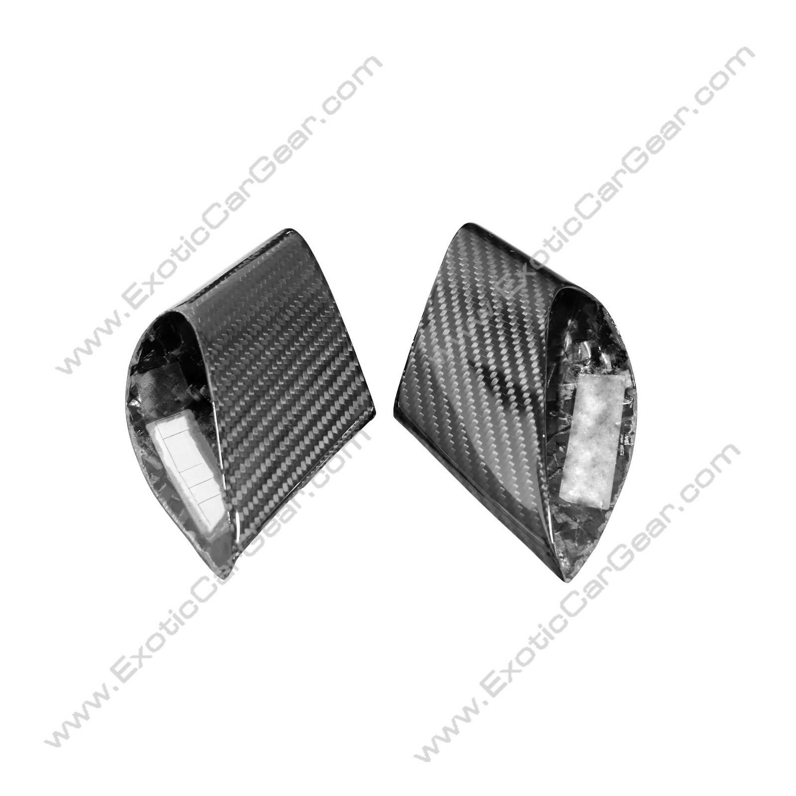 Lamborghini Gallardo Carbon Fiber Mirror Housings With Base