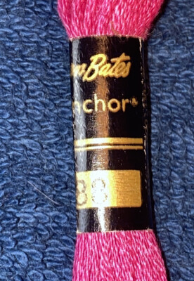 Vtg Anchor Susan Bates Embroidery Floss Pink 088 NOS | eBay
