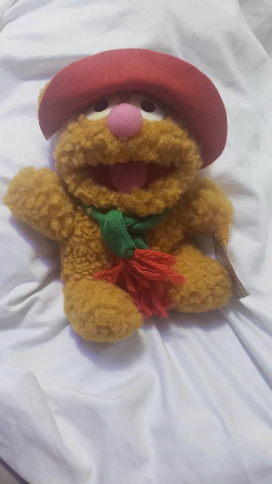 1988, Jim Henson, Muppet Babies, Baby Fozzie Bear, 8", Plush with McDonald's Tag - Image 2 of 3