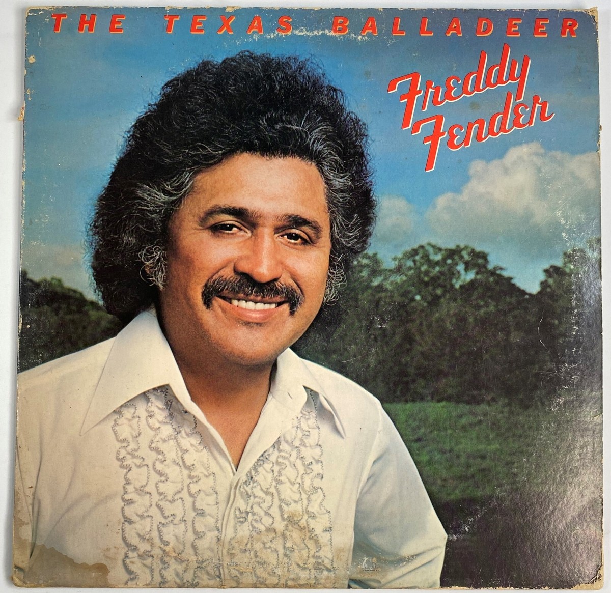 Freddy Fender The Texas Balladeer Vinyl LP (1979 Starflite JZ