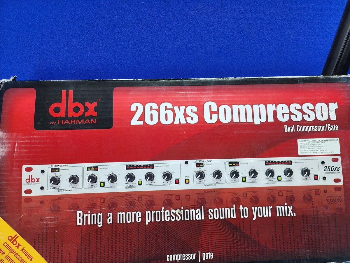 dbx Compressor Limiter Gate Processor 266XS w/ Box | eBay