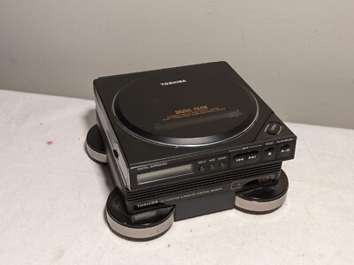 Rare Vintage Toshiba XR-P22 Portable CD Player with Stand | eBay