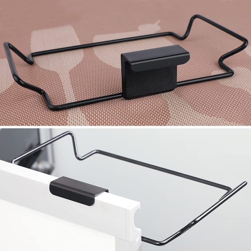 2 Pcs Large Stainless Steel Trash Bag Holder for Kitchen Cabinets Doors and Cupb - Picture 5 of 7