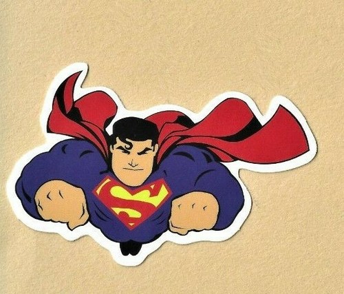 SUPERMAN Stickers DC Comic MOVIE Cartoon ANIMATION Superhero SUPER WOMAN XX - Picture 16 of 18