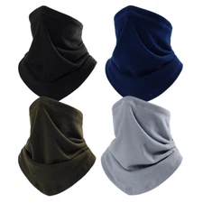 Winter Neck Warmer Gaiter Fleece Windproof Cold Weather Scarf Face Cover Mask