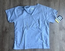Wonderwink Scrub Top Women  s XS Pewter Gray NWOT PERFECT