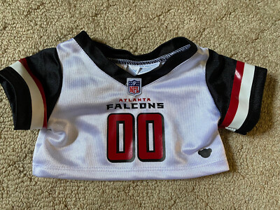 Build A Bear Workshop NFL Atlanta Falcons White Uniform Jersey Shirt Top EUC