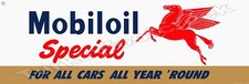 MobilOil Special Metal Sign 2 Sizes to Choose From