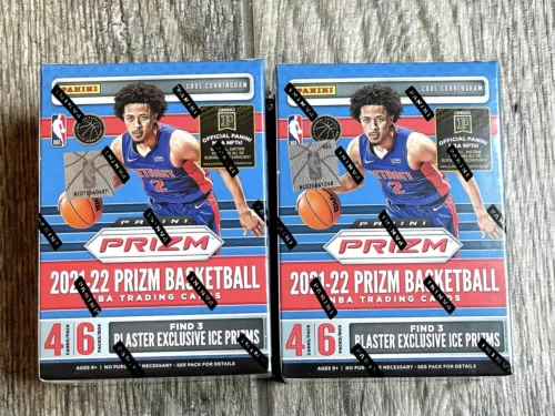 2021-2022 PANINI PRIZM BASKETBALL *LOT OF 2* BLASTER BOXES SEALED NEW ROOKIES
