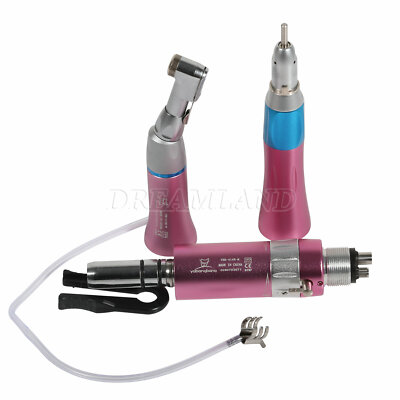 Fit NSK Dental Inner Water Low Speed Handpiece 4 Hole Press Button pink