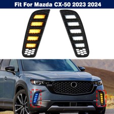 LED DRL Daytime Running Light Turn Signal Fog Lamps For Mazda CX-50 2023 2024
