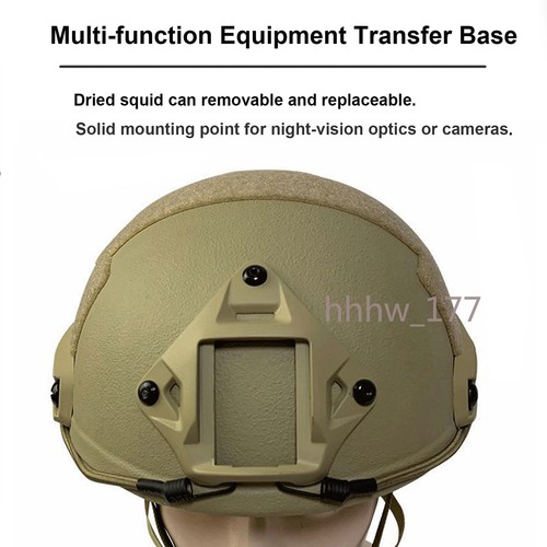 Schnelles SF hochgeschnittenes ballistisches Helmsystem, NIJ IIIA9 mm/,44, aramides Material 1 STCK. - Bild 5 von 6