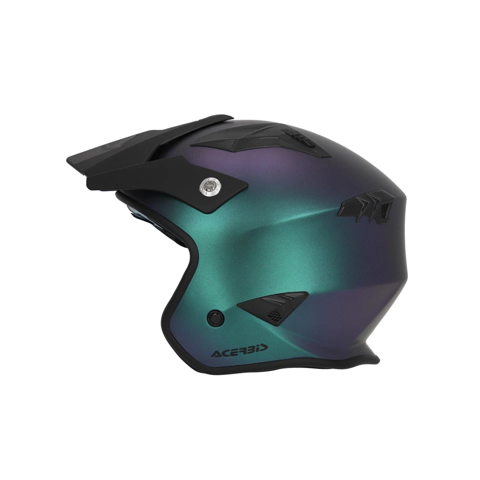 CASCO ACERBIS - JET ARIA METALLIC - CAMALEONTE - TAGLIA S - ECE 22.06 - Immagine 4 di 4