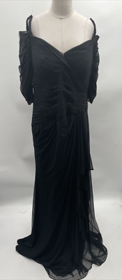 【しぇりー】 MGNY Madeline Gardner New York Mother of the Bride Lined Black