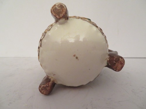 Capodimonte Krug Milchkännchen drei Meter Weihnachtsblumen Handarbeit Vintage Mini - Bild 5 von 6