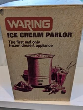 Vintage Waring Ice Cream Parlor Machine CF520-1 White Vintage  IN OPEN BOX