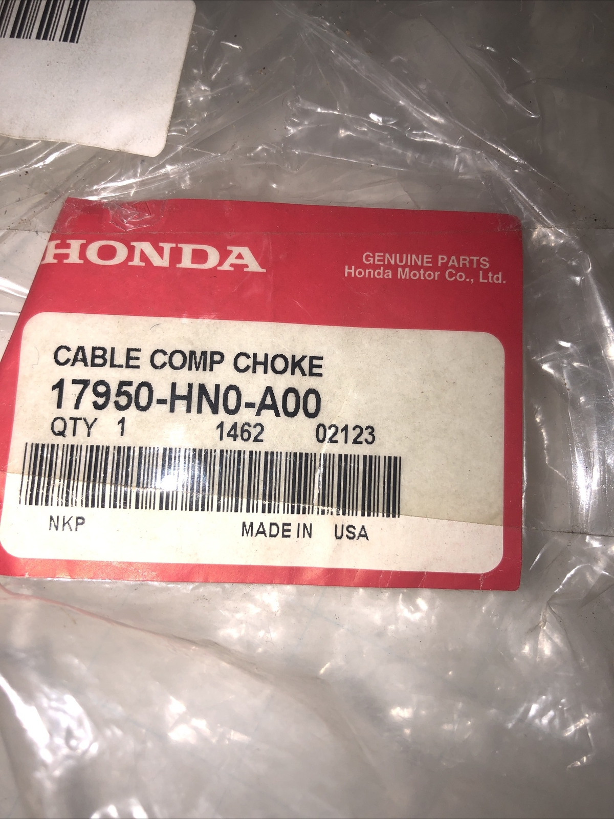 NEW GENUINE HONDA 17950HNOA00 CHOKE CABLE FOURTRAX FOREMAN TRX450 eBay