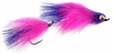 Fly Fishing Flies (Steelhead, Salmon, Trout, Bass) Voodoo Leech Fuschia (x 6)
