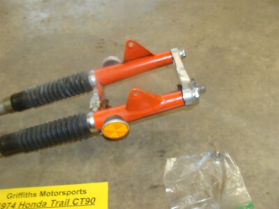 1974 HONDA TRAIL 90 CT90 OEM 75 76 78 79 front fork shocks triple