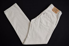 Levis Jeans Vintage Hose Levi`s Pant Denim Pantaloni Grau Grey 401 W 33 L 34