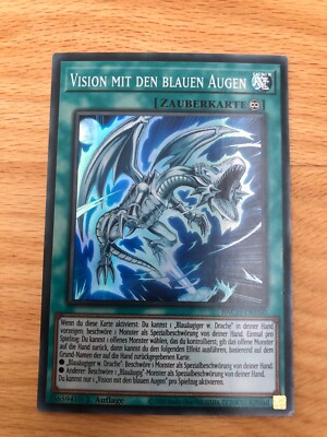 Yu-Gi-Oh Super Rare Vision with Blue Eyes BACH-EN050