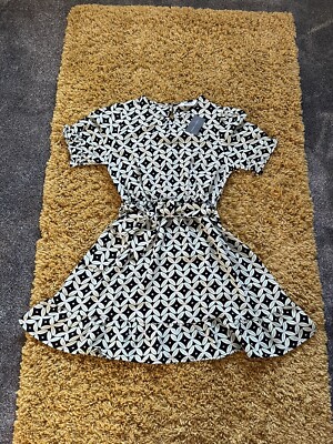 NWT Womens Dorothy Perkins Dress, Size 10, Floral, Mini Style, Belted, Chiffon