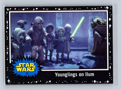 2017 Topps Star Wars: Last Jedi black parallel - Younglings on Ilum | eBay