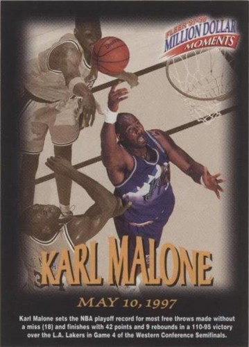 KARL MALONE 1997 FLEER 86-87 FLEER 23kt GOLD /10,000 | eBay