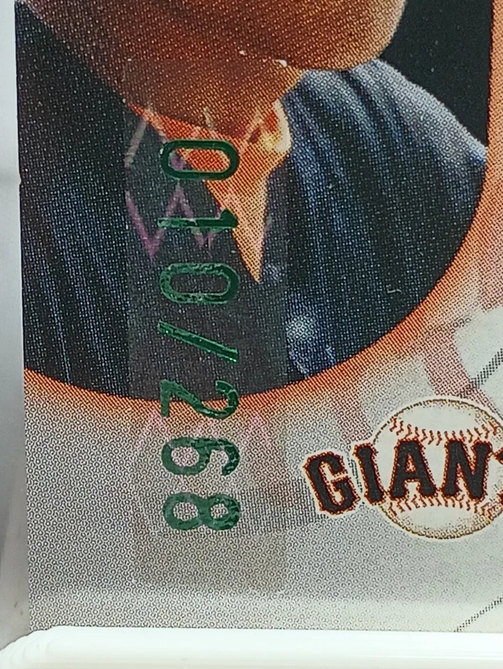 2002 Fleer Triple Crown Batting Average Green Foil /268 #163 Tsuyoshi Shinjo - Imagem 2 de 4