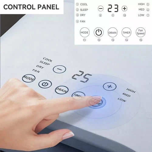 420W Elektrische Tragbare Klimaanlage Outdoor LKW Zelt Camping Klimaanlagen 220V - Bild 10 von 21