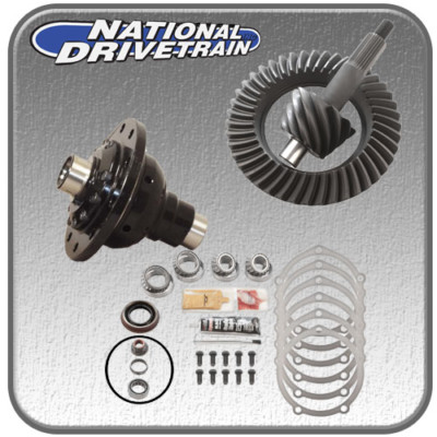 RING AND PINION, BEARING INSTALL KIT & NEW POSI - FITS FORD 8'' - 3.55 RATIO