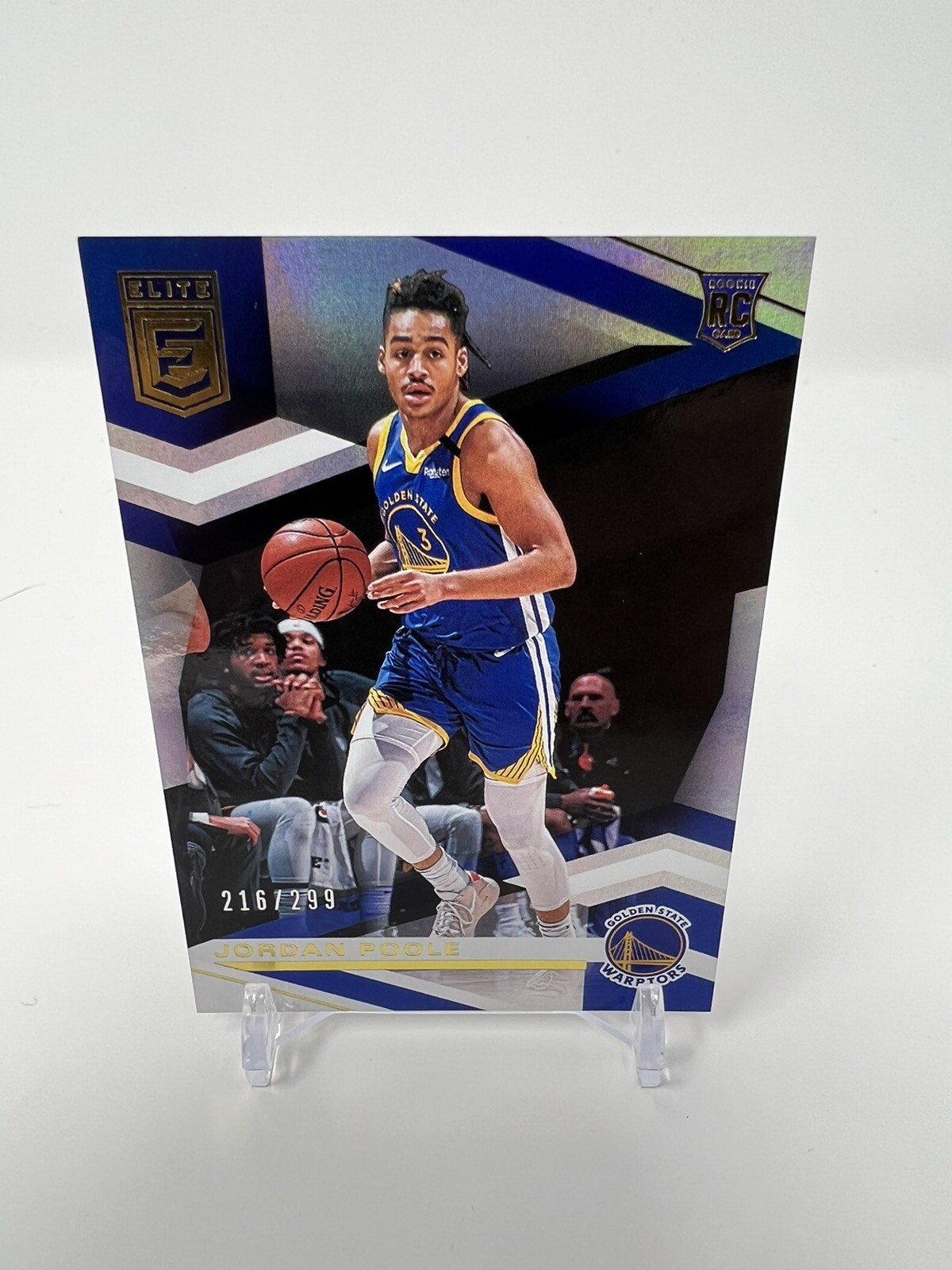 2019-20 panini elite basketball Jordan Poole rookie /299 🏀🔥
