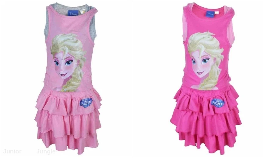 Conjunto Niñas Disney Frozen Verano Conjunto Algodón Rosa Sin Mangas - Imagen 1 de 1