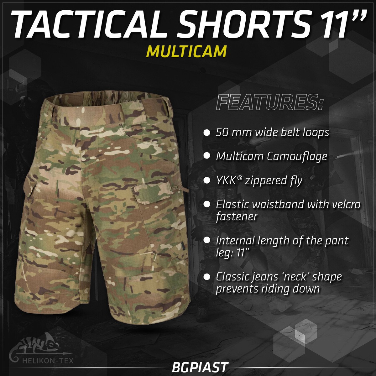 HELIKON TEX Tactical Shorts UTS 11 Military Cargo Army HELIKON TEX Tactical Shorts UTS 11 Military Cargo Army