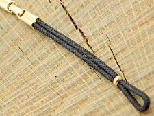 NOS Vintage Loop End Hadley Rolled Gold Plate & Nylon Unused Watch Band Ladies 