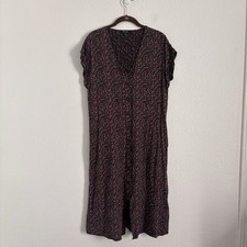 Madewell Women's Size Medium Multicolor Easy Midi Dress in Fieldwalk Floral