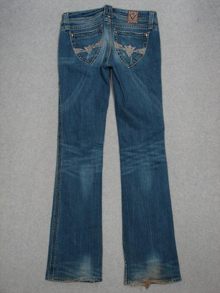 PE11453 **SANG REAL** JEANS BOOT CUT MUJER talla 27; JEANS SÓLIDOS Foto 2 de 4