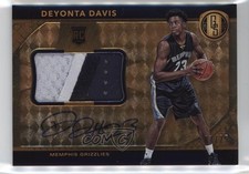 2016-17 Gold Standard Rookie Jersey Jumbos Prime AU /25 Deyonta Davis Auto 13c7